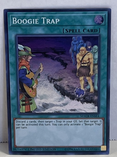1996 Yu Gi Oh Limited Edition Boogie Trap 96704974