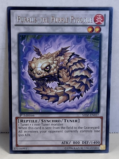 1996 Yu GI Oh Puralis, The Purple Pyrotile 37038999