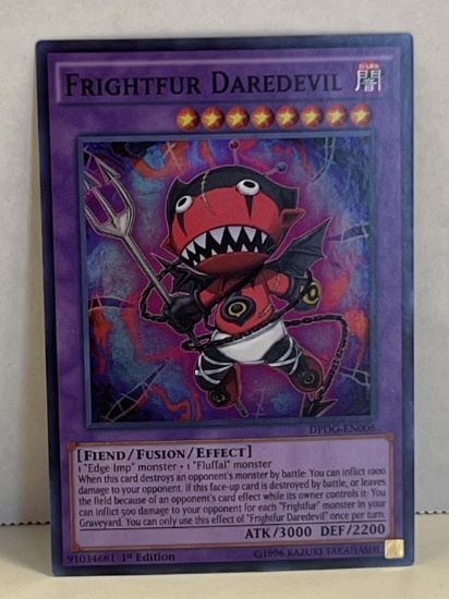 1996 Yu GI Oh 1st Edition Frightfur Daredevil
