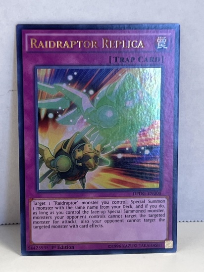 1996 Yu Gi Oh 1st Edition Raidraptor Replica
