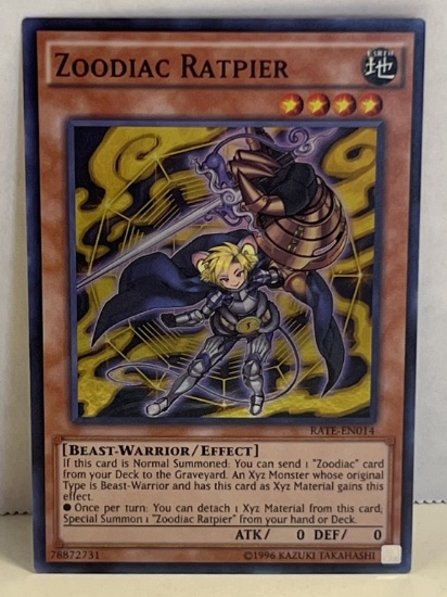 1996 Yu Gi Oh Zoodiac Ratpier 78872731