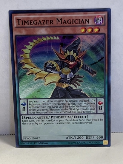 1996 Yu Gi Oh 1st Edition Timegazer Magician