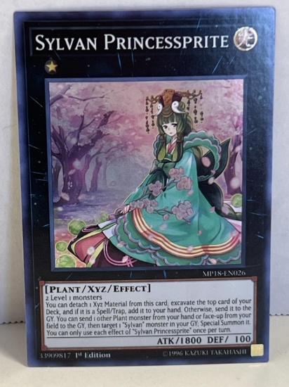 1996 Yu GI Oh 1st Edition Sylvan Princessprite