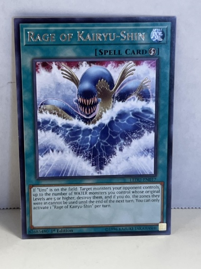 1996 Yu GI Oh 1st Edition Rage of Kairyu - Shin
