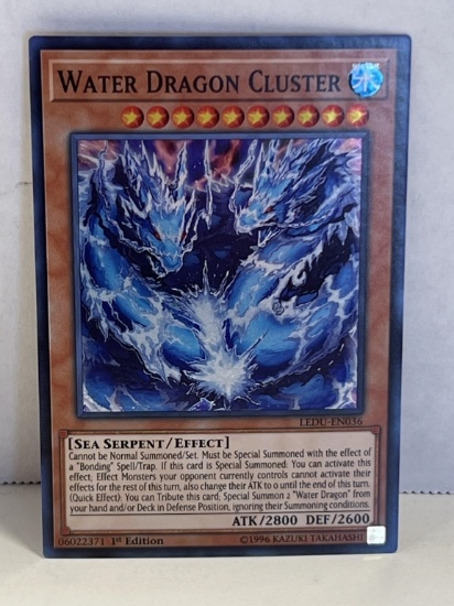 1996 Yu Gi Oh 1st Edition Water Dragon Cluster