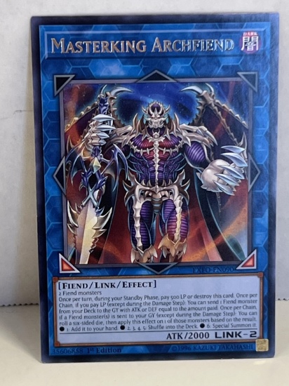 1996 Yu GI Oh 1st Edition Masterking Archfiend