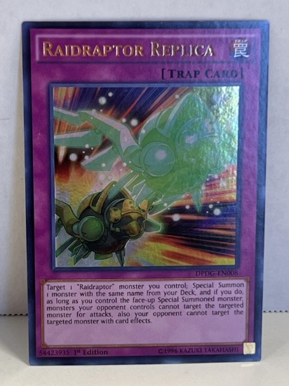 1996 Yu GI Oh 1st Edition Raidraptor Replica