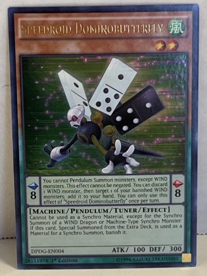 1996 Yu Gi Oh 1st Edition Speedroid Dominobutterfly 28151978
