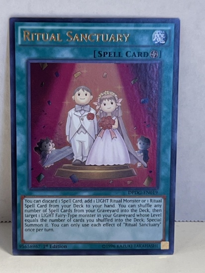 1996 Yu GI Oh 1st Edition Ritual Sanctuary