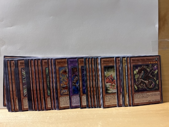 1996 Yu Gi Oh Collection of 50 Black Lettering Cards