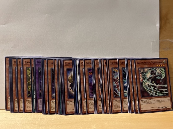 1996 Yu GI Oh Collection of 50 Black Lettering Cards