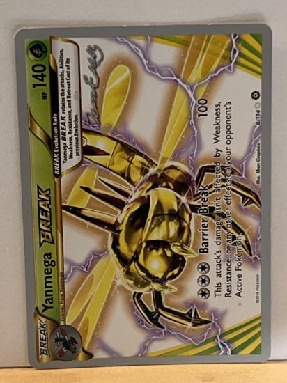 2016 Pokemon Rare Yanmega Break Card 8/114