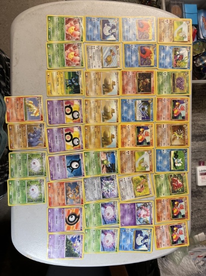 40 - 1998-2014 Pokemon Uncommon Cards