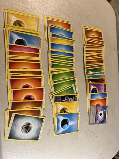 100 1998-2014 Pokémon Energy Cards