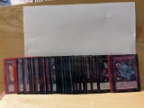 1996 Yu Gi Oh Collection of 34 White Lettering 1st Edition Cards