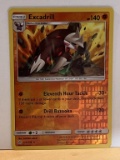 2019 Pokemon Rare Excadrill Holo Card 115/236