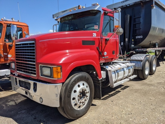 2015 Mack CHU613 tandem axle day cab, Mack MP8 505C H.P. engine, Fuller 18sp manual transmission,