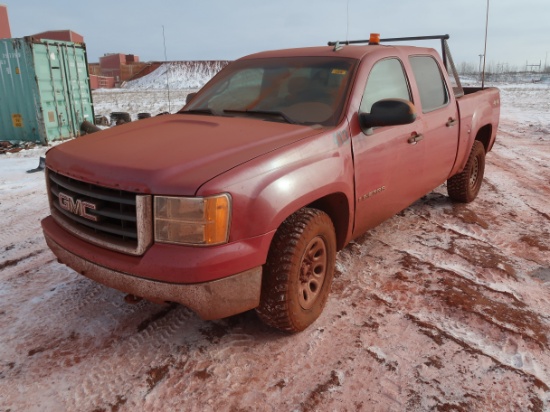 2008 GMC 4x4 pickup truck, model 1500 Sierra, VIN #2GTEK13C881100861, crewc