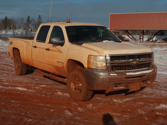 2009 Chevy 4x4 pickup truck, model 2500HD Z-71, VIN #1GCHK53K49F105514, cre