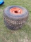 33 X 12.50-15 TIRE AND RIMS (2)