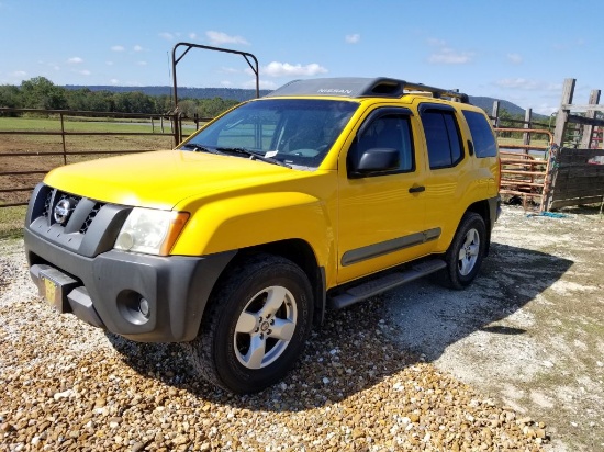 2007 NISSAN XTERRA SE, MILES SHOWING: 246,025, VIN: 5N1AN08WX7C521925