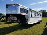 2004 SUNDOWNER 4 HORSE TRAILER, TACK ROOM, S: 13SVE322541VC2787