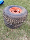 33 X 12.50-15 TIRE AND RIMS (2)