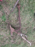 ANTIQUE HORSE DRAWN PLOW WITH ORIGINAL TOOL