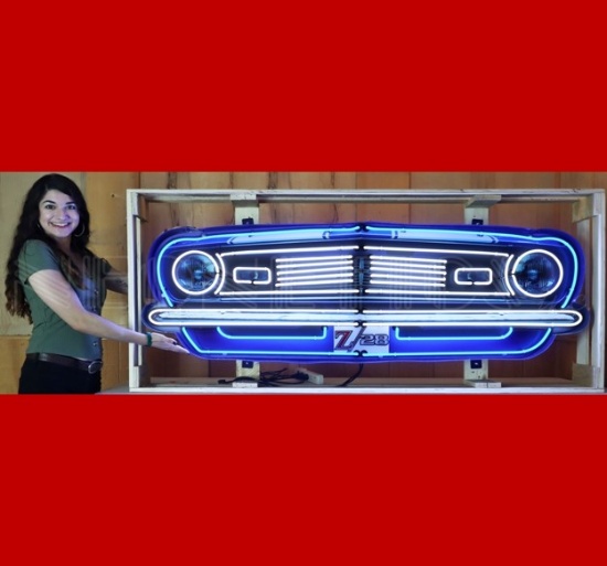 Neon Chevrolet Camaro Z28 Grill Sign