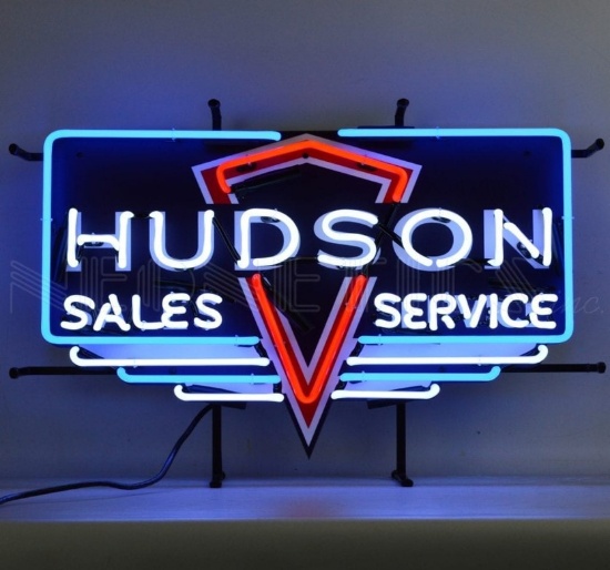 Neon Hudson Auto Gas Sign