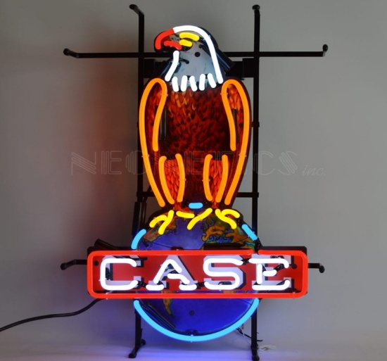 Neon Case Eagle Gas Sign