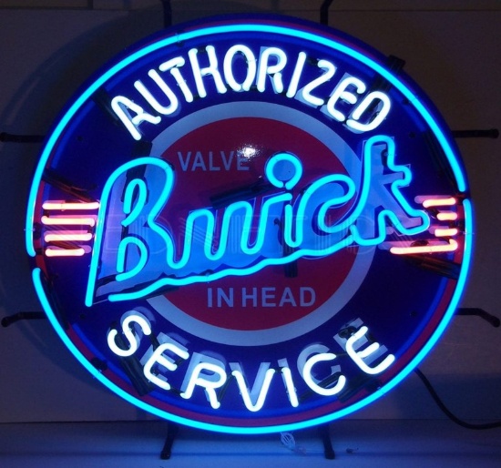 Neon Buick Service Sign