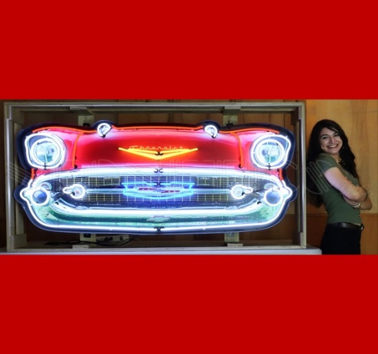 Neon Chevrolet Grill Sign