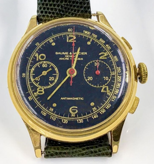 Baume & Mercier Vintage Chronograph Men's Watch.