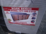 UNUSED- STEELMAN 7' Work Bench w/10 Drawers & 2 Cabinets
