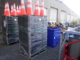 Lot- UNUSED (250) Safety Traffic Cones