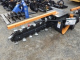 UNUSED WOLVERINE 48'' Trencher Skid Steer Attachment