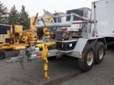 2003 SAUBER Heavy Duty Galvanized Steel Reel Trailer, Honda 18HP gas Engine