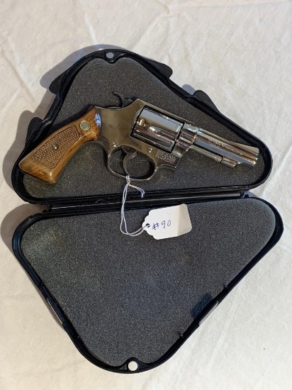 Smith & Wesson Model 38 .38spl Nickel 3" barrel
