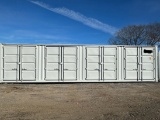 40ft Shipping Container w/ 4 side doors