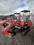 New! MIVA VA13 Mini Excavator (red)