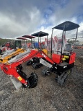 New! MIVA VA13 Mini Excavator (red)