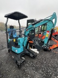 New! AGT LS15R Mini Excavator (teal)