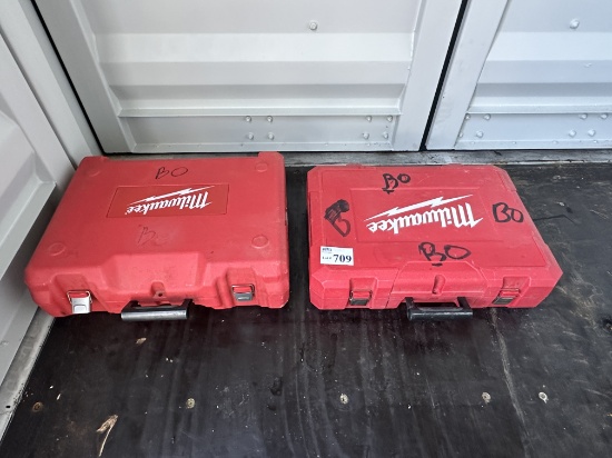 2- Large Milwaukee Tool cases