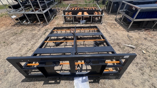 New! Arteer Skid Steer Hay Accumulator grapple
