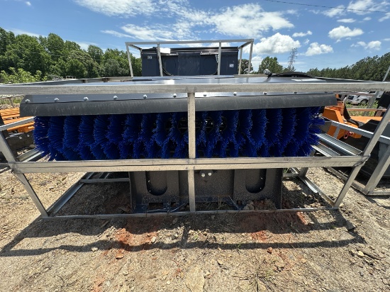 New! Arteer 72” Angle Skid Steer Broom Attachment