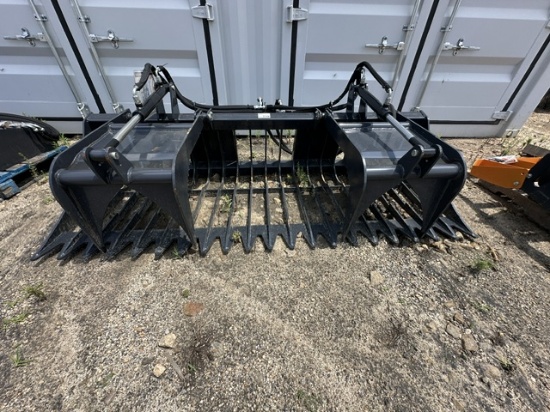 New!Arteer 84” Rock Grapple Bucket Skid Steer A