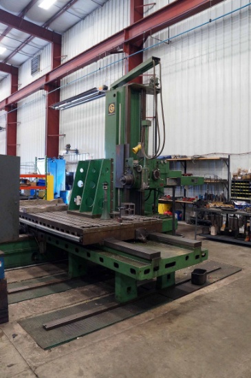HORIZONTAL BORING MILL, GIDDINGS & LEWIS TABLE TYPE MDL. 70a-DP5-T, 5", new