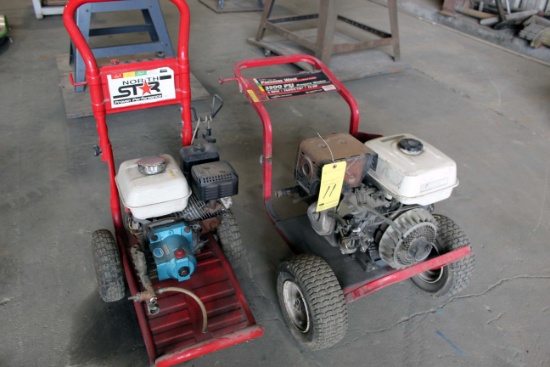 LOT OF POWER WASHERS (2), (Note: needs work, missing parts (Located at:  Fo