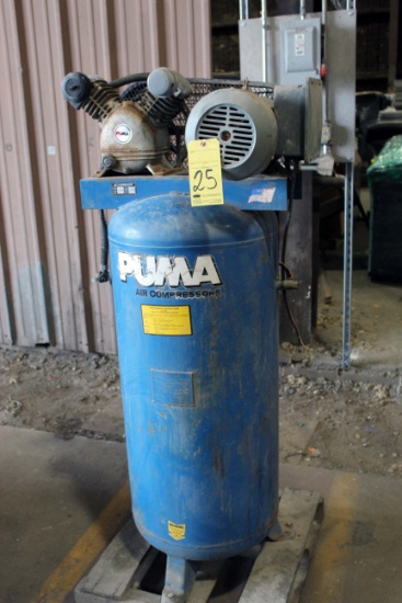 AIR COMPRESSOR, PUMA, 5 HP, 2-stage (Located at: Former Premises of Worldfa